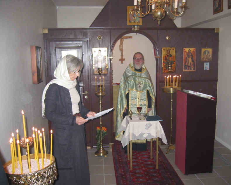 Fr. Johannes og Ingunn - Fra signingen av kapellet til re for Hl. Elisabeth.
