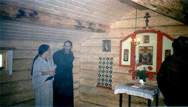 Interiør fra Hl. Serafim av Sarovs kapell 